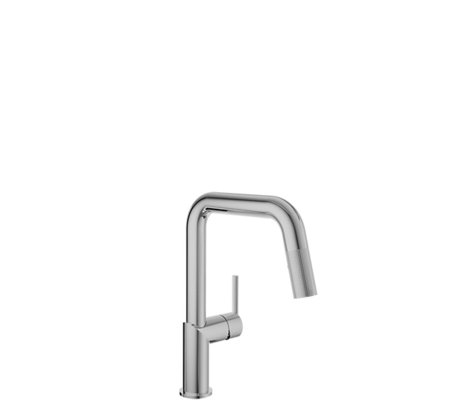 Baril B20 Single-Hole Lavatory Kitchen Faucet with Drain