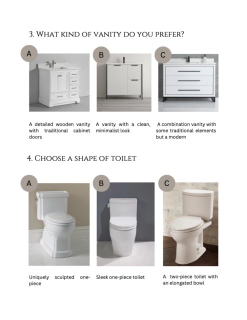 What kind of vanity do you prefer