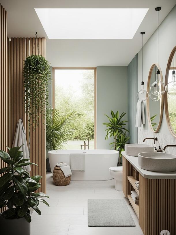 Trends 2025 For Bathroom Renovation: Bringing Nature inside