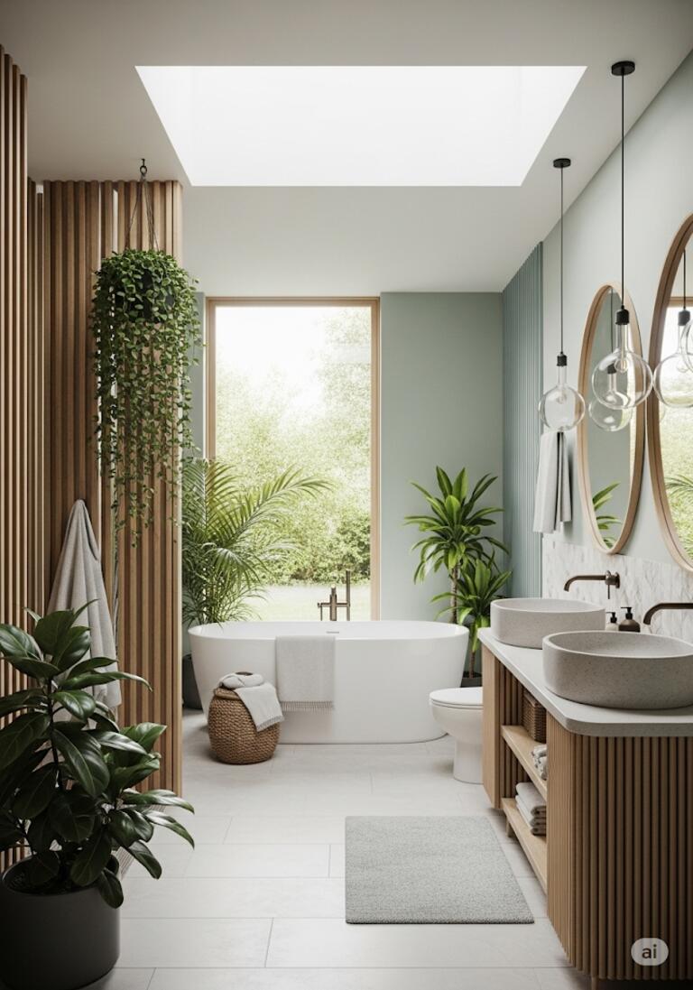 Trends 2025 For Bathroom Renovation: Bringing Nature inside