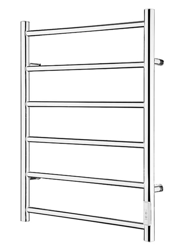 GEORGIA-C Chrome Towel Warmer 6 Bars Round