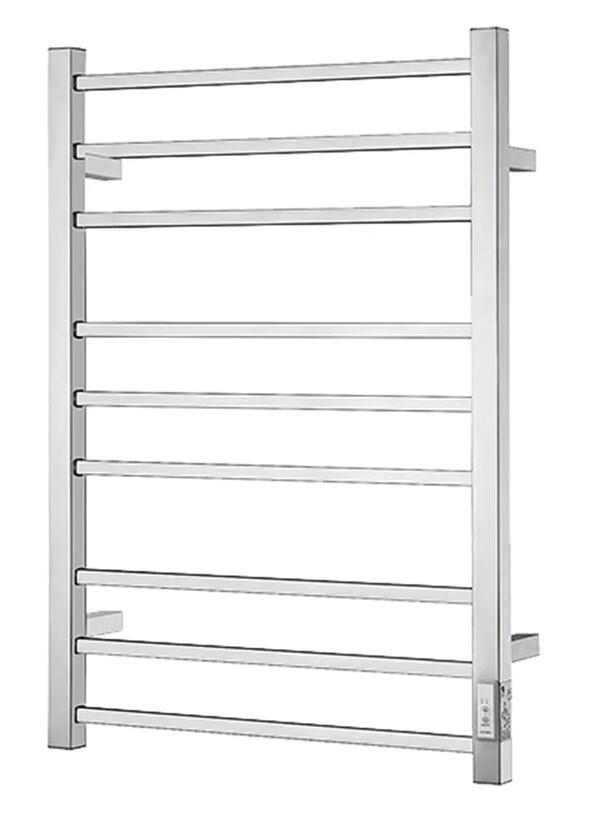 GUSTAVO-C Chrome Towel Warmer 9 Bars Square