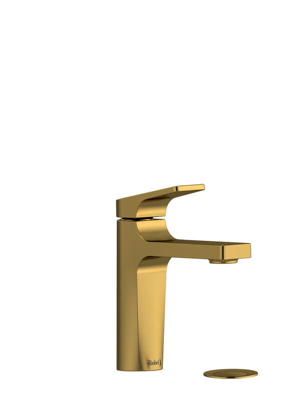 Ode Single Hole Bathroom Faucet - Brushed Gold | Model Number: ODS01BG-05