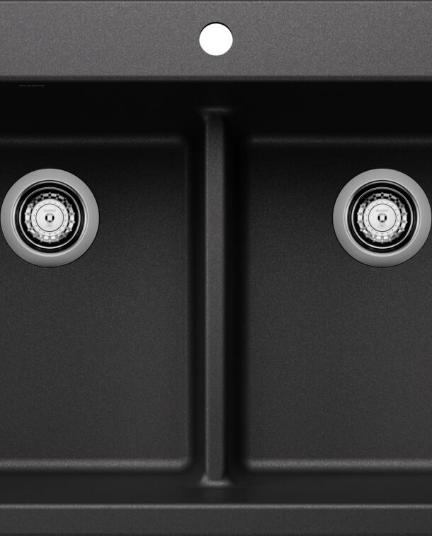 BLANCO LIVEN 33 Equal Double Low Divide Kitchen Sink