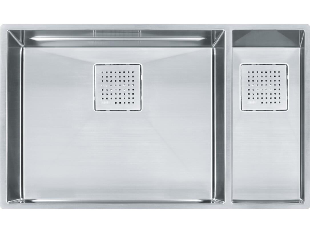 Franke Peak stainless steel undermount double bowl kitchen sink