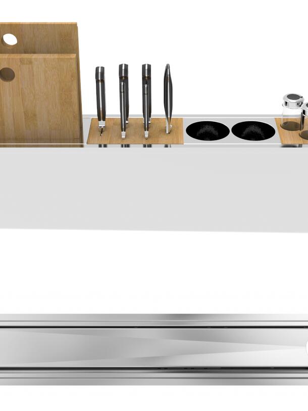 ZOMODO PSC900K (34″ Trough Sink) Panama Slim 34