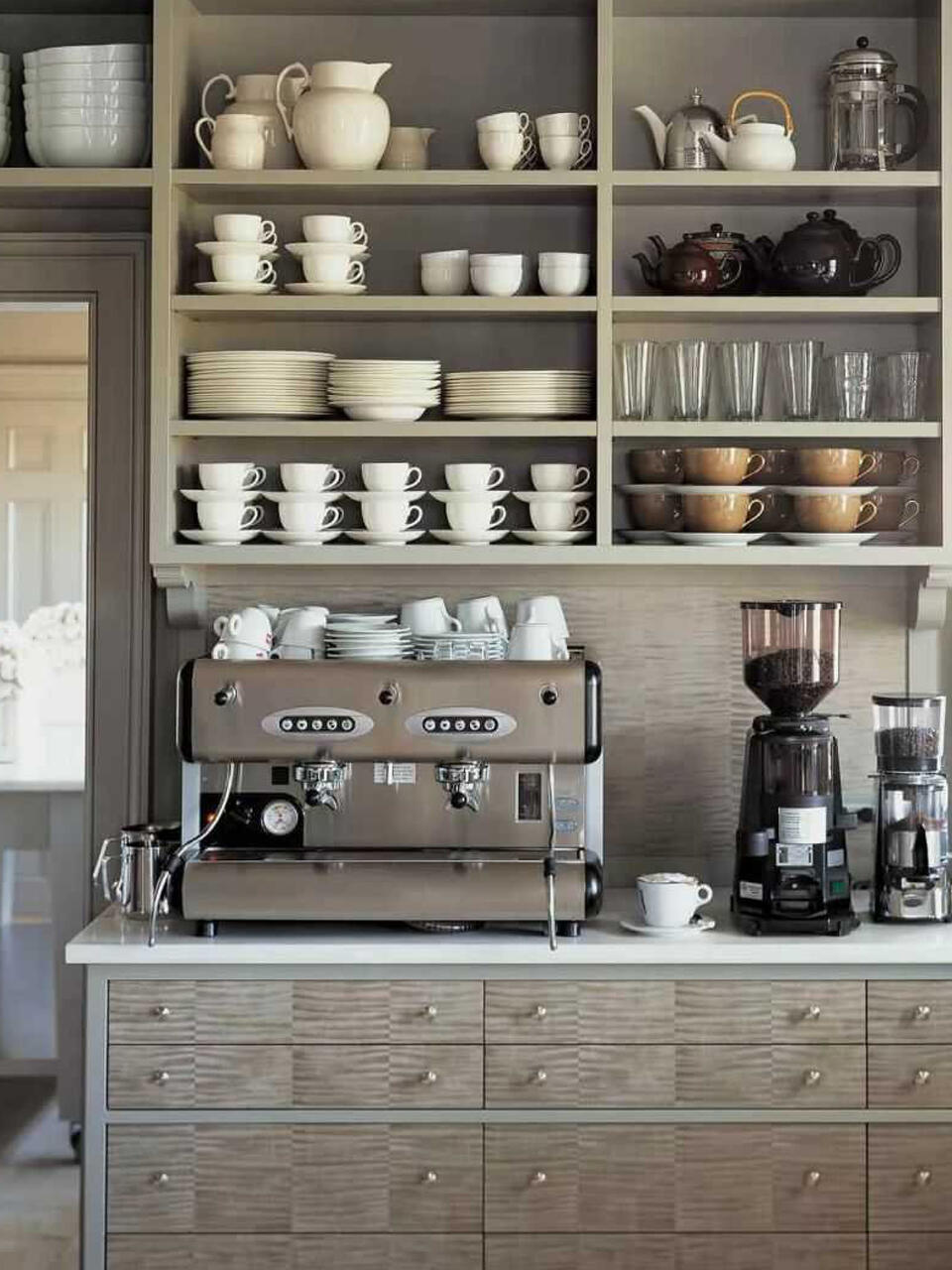  Barista style coffee station
