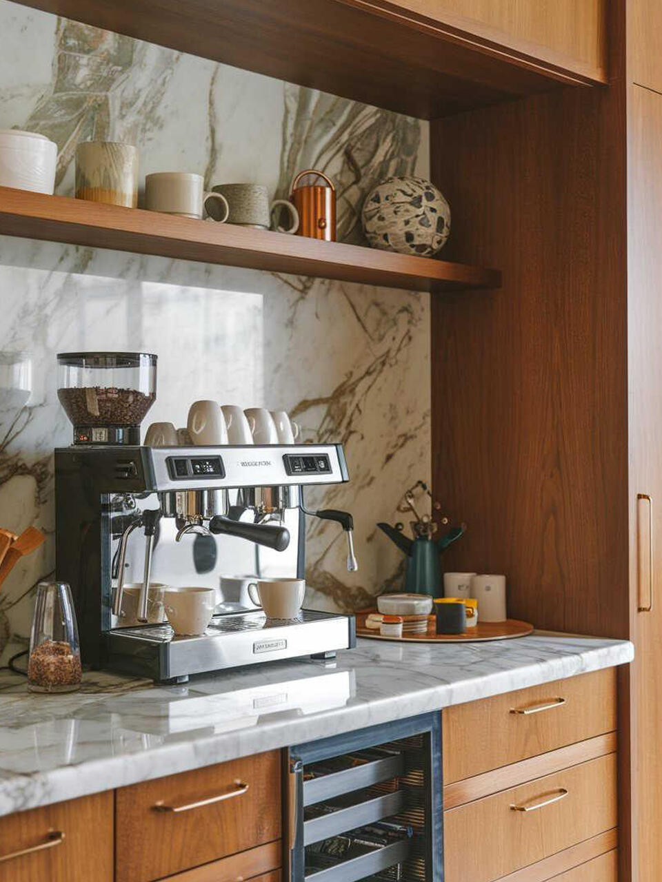 Coffee station is convenience