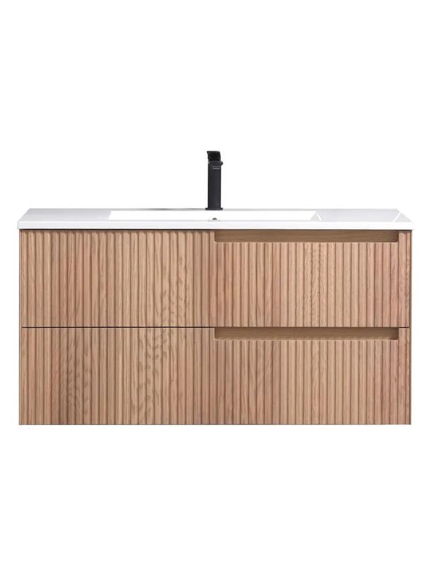 40” Fiore Modern Wall Mount Bathroom Vanity – Oakwood