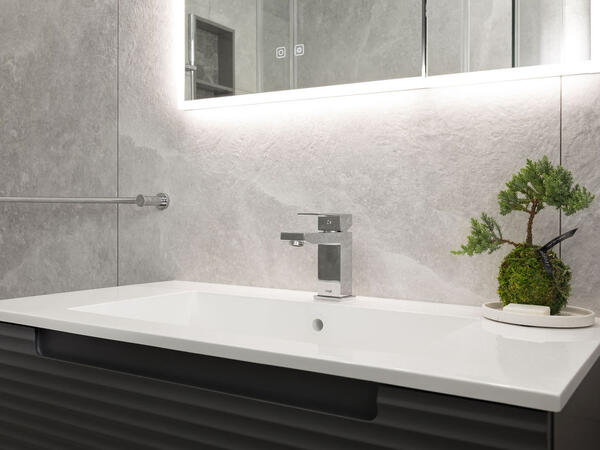 Full Bathroom renovation with Mirror